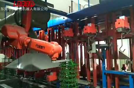 爾必地電鍍客戶上下料機器人案例